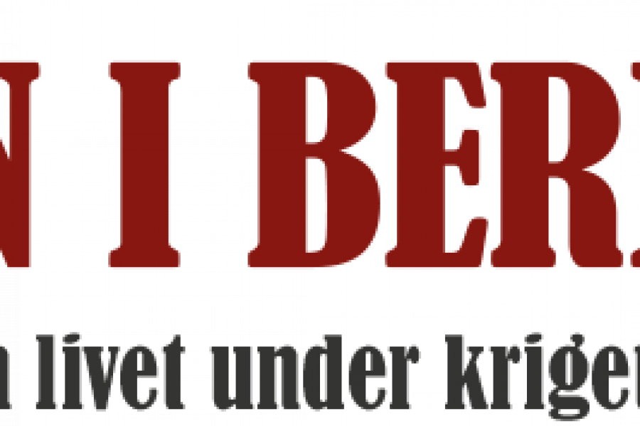 ETT LÄN I BEREDSKAP. Länsbor berättar om livet under kriget 1939-1945. Texten i röd och svart font belyser svenska medborgares erfarenheter under andra världskriget, framhävd på en neutral bakgrund.